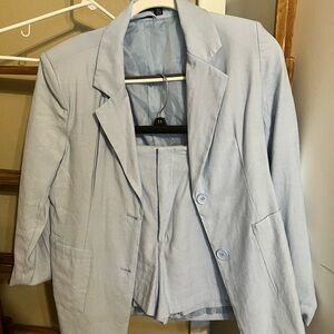 Pretty little thing two piece set blazer and shorts